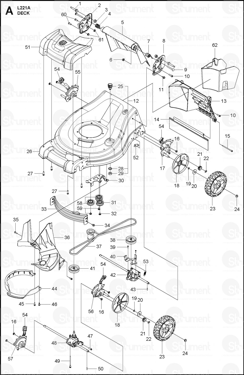 Husqvarna on sale l221a manual